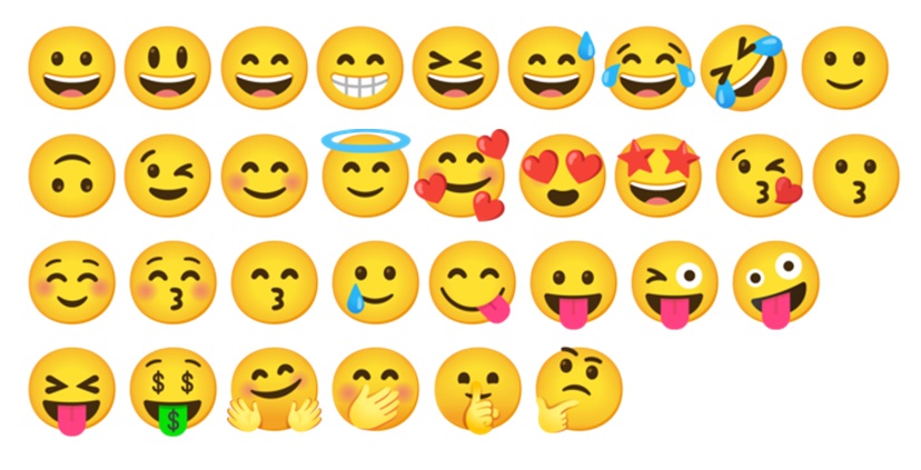 List of Emojis Available on Android